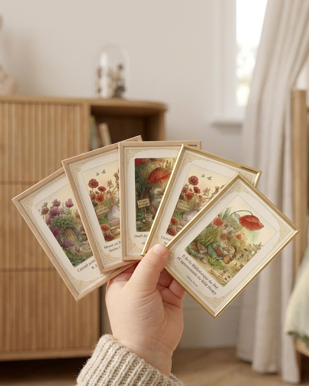 Le petit peuple des coquelicots - coffrets de 5 cartes