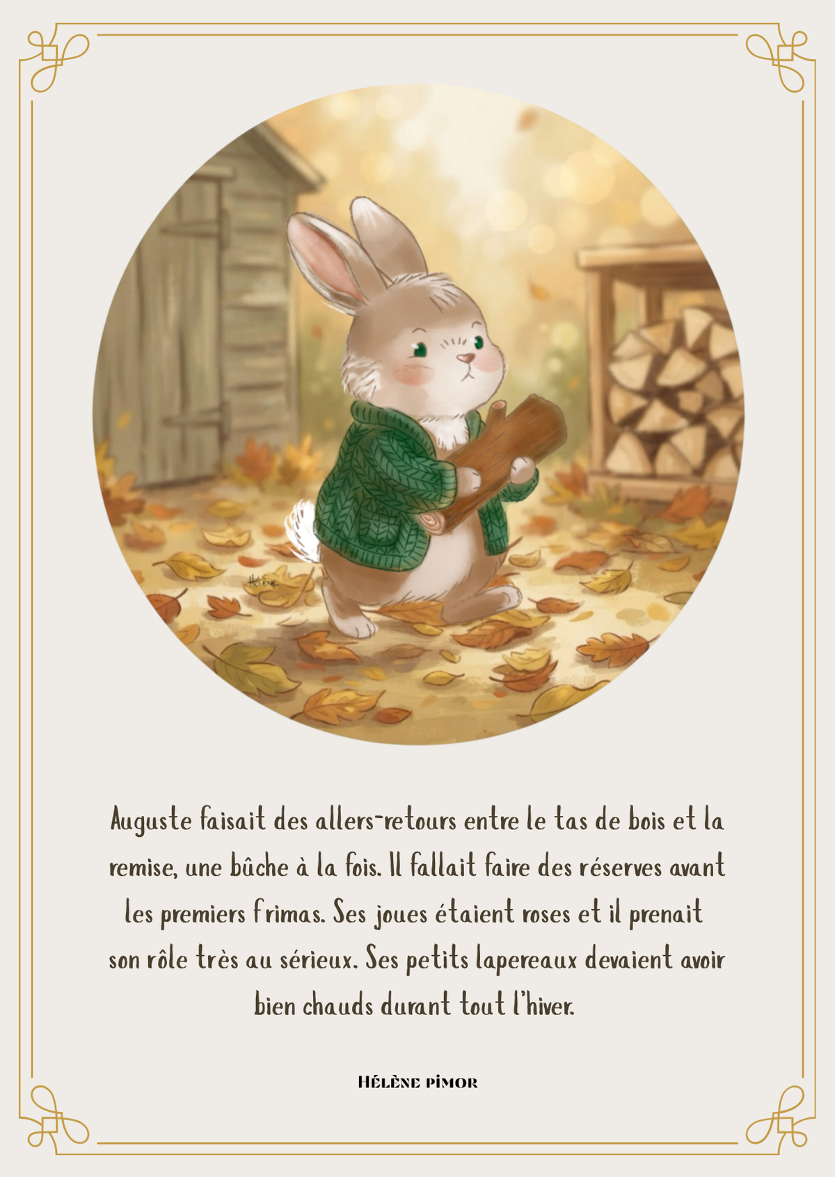Les après-midi d’automne - coffret de 7 cartes