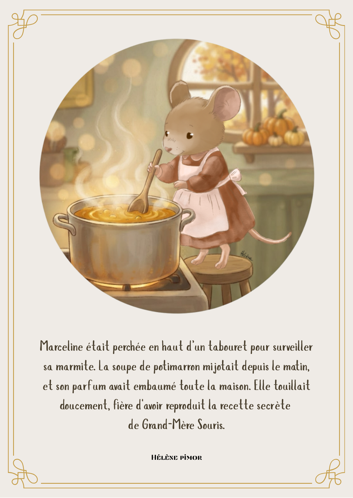 Les après-midi d’automne - coffret de 7 cartes