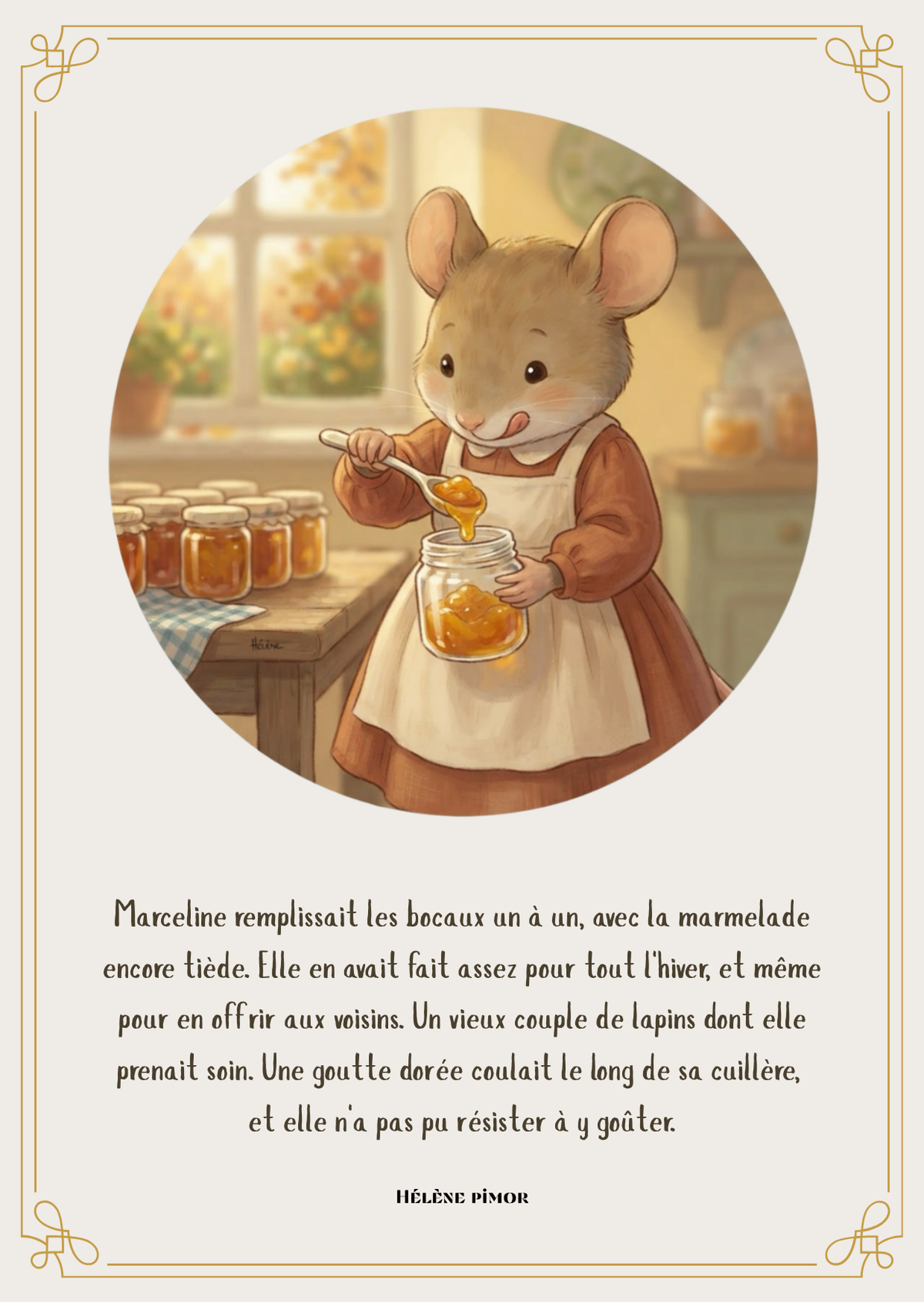 Les après-midi d’automne - coffret de 7 cartes
