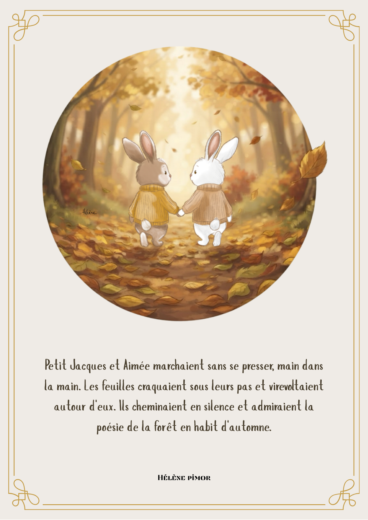 Les après-midi d’automne - coffret de 7 cartes