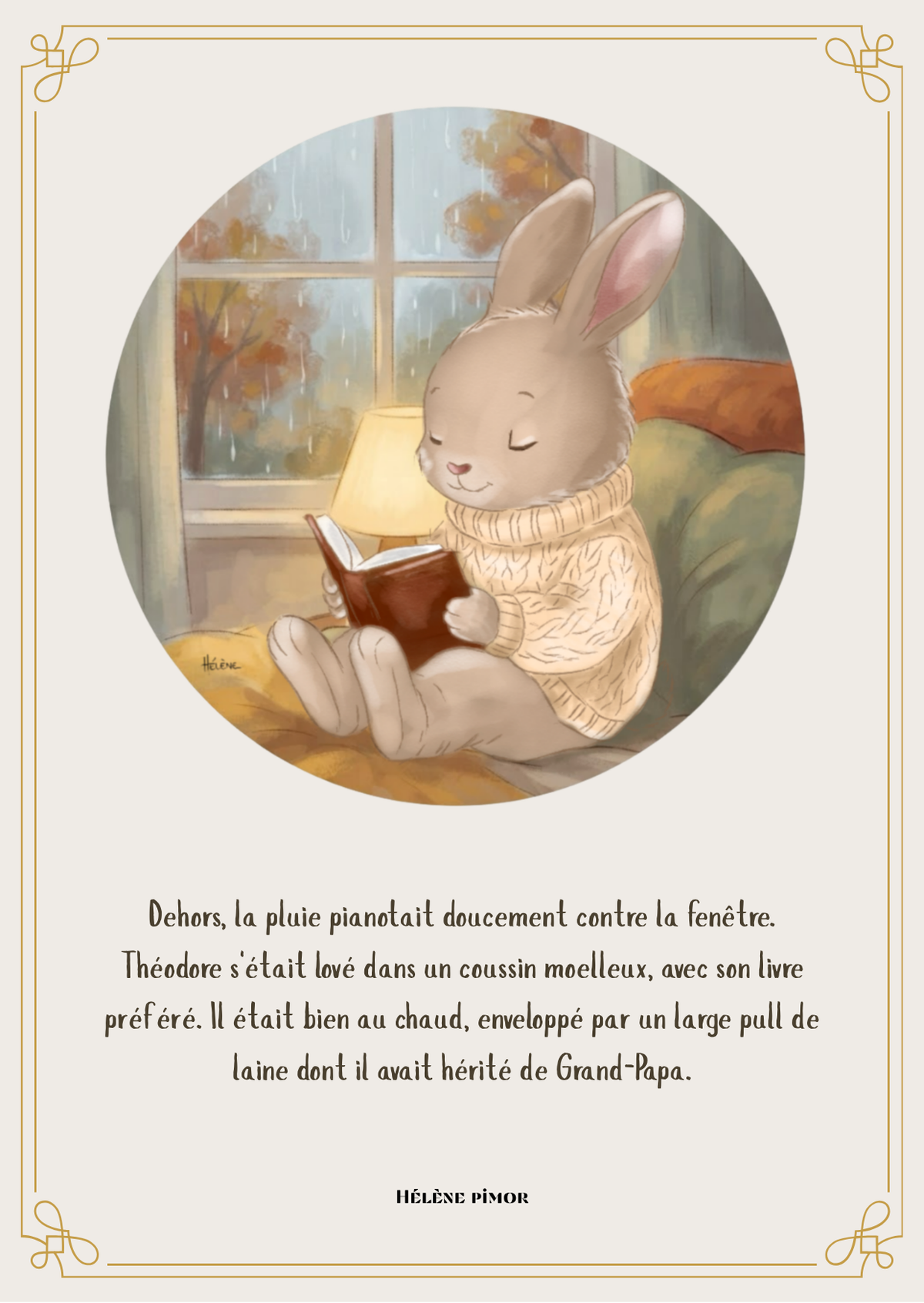 Les après-midi d’automne - coffret de 7 cartes