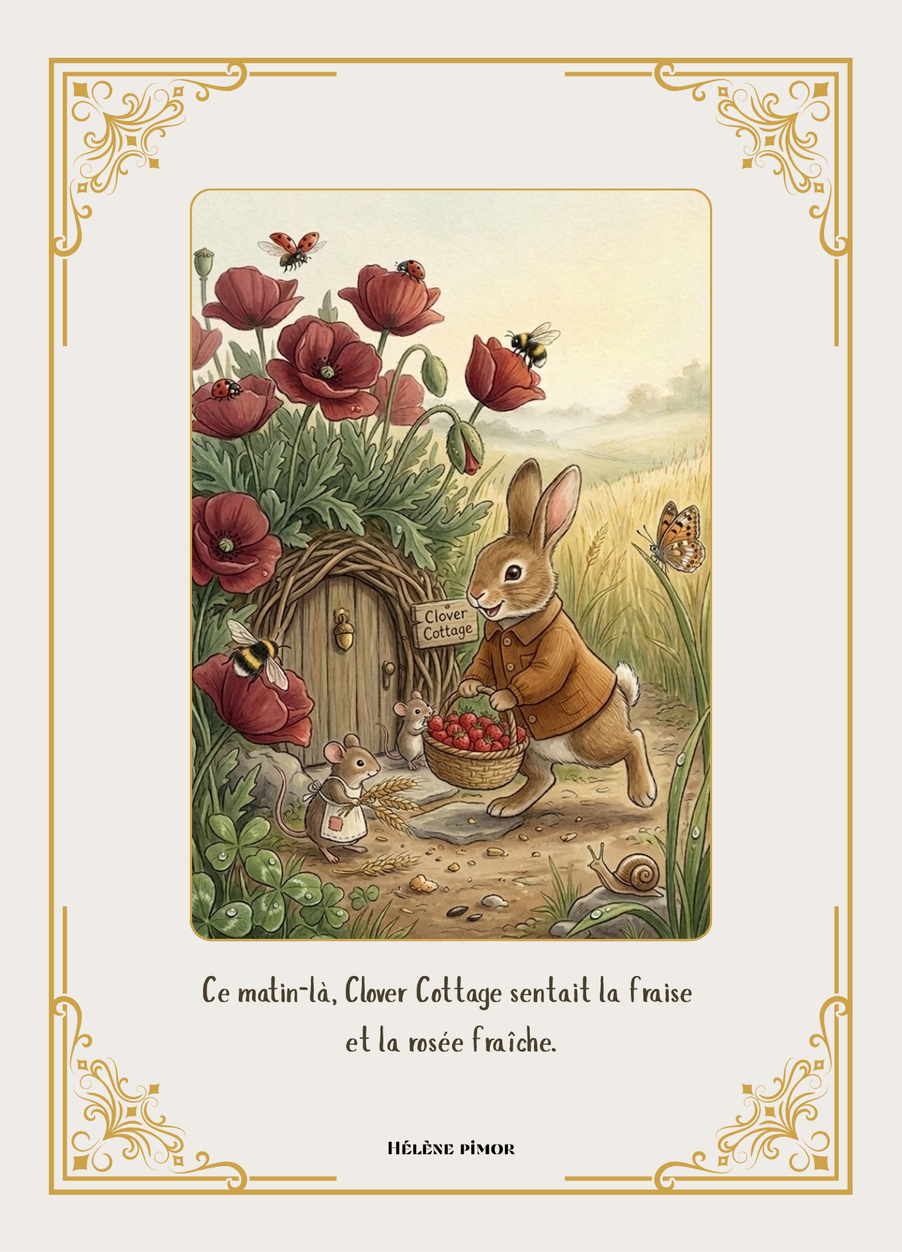 Le petit peuple des coquelicots - coffrets de 5 cartes