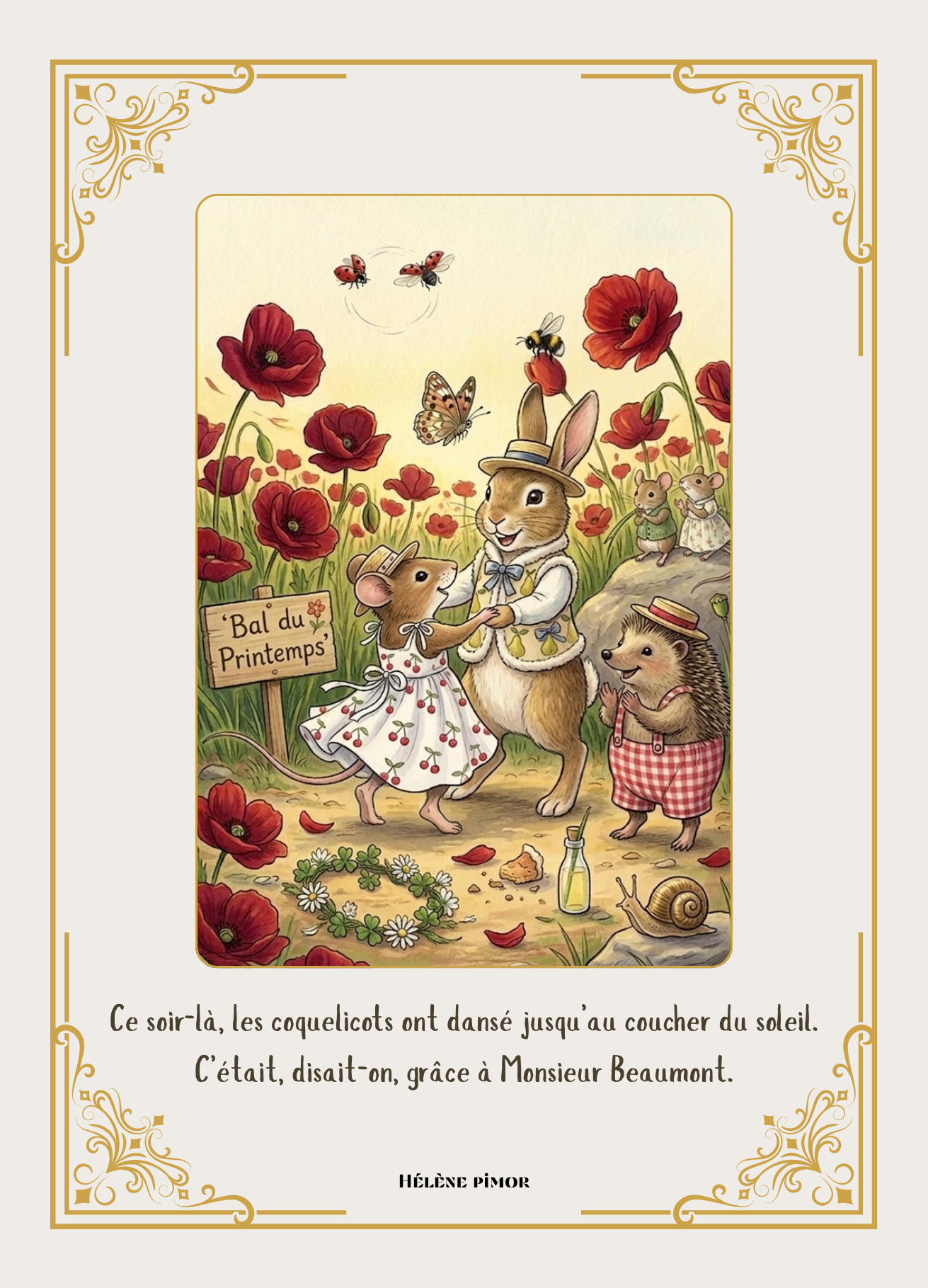 Le petit peuple des coquelicots - coffrets de 5 cartes