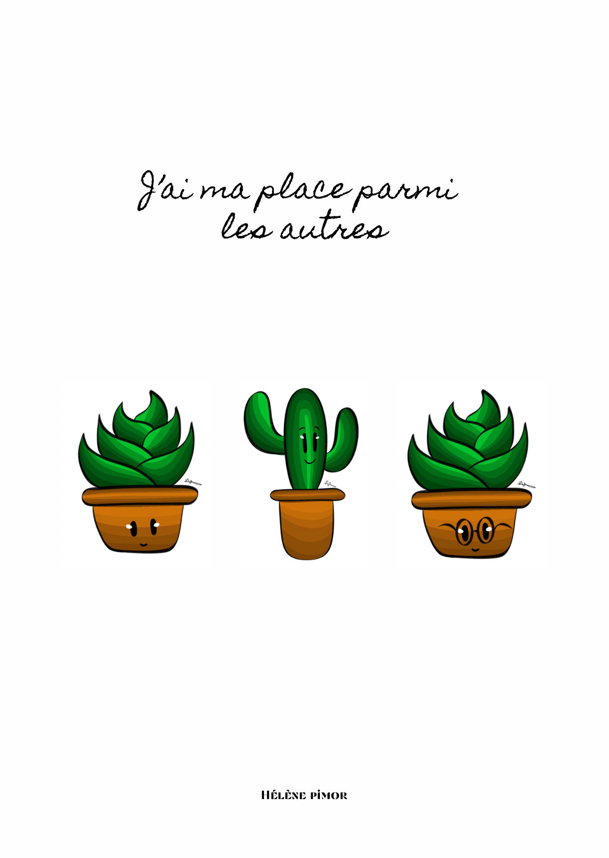 Les cactus - coffret de 7 cartes