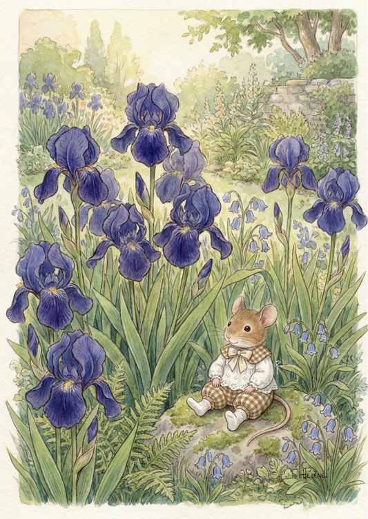 Dans le jardin des iris